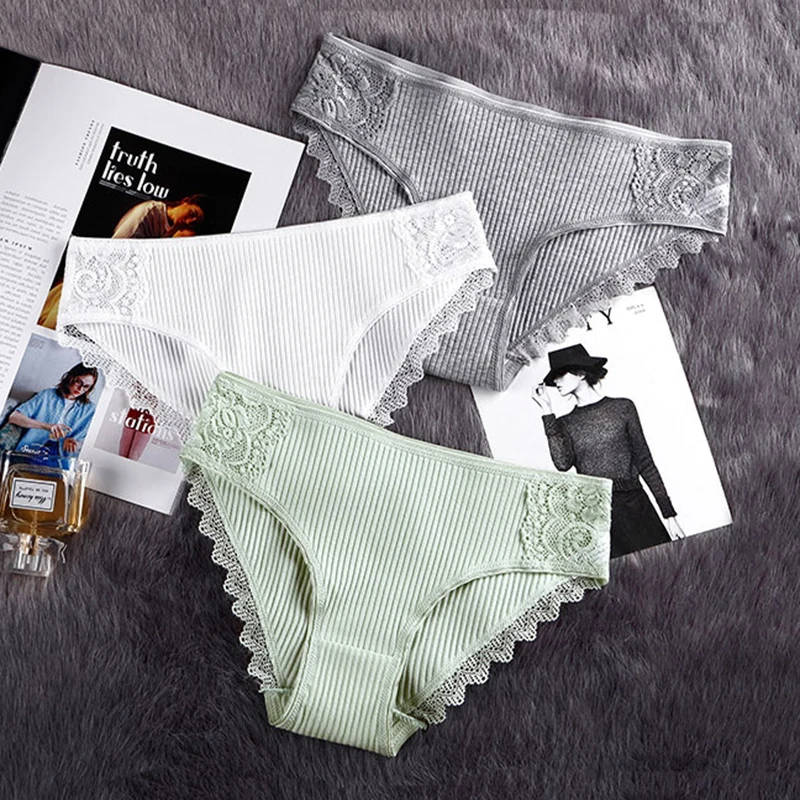 

Хлопковое нижнее белье, женские трусики, комфортные трусики, сексуальные кружевные трусики для женщин, сексуальные трусики с низкой посадк...