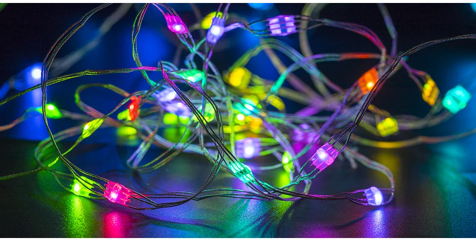50 шт./строка WS2812B RGB светодиодный модуль WS2812 IC светодиодный модуль 5-6 м струнный музыкальный контроллер индивидуальный адресуемый 4 цвета провода DC5V