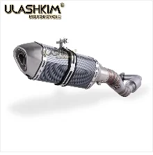 NMAX155 глушитель для мотоцикла без шнуровки полная система контактная средняя труба+ выхлопная труба для YAMAHA NMAX 155 NMAX 125 N MAX155