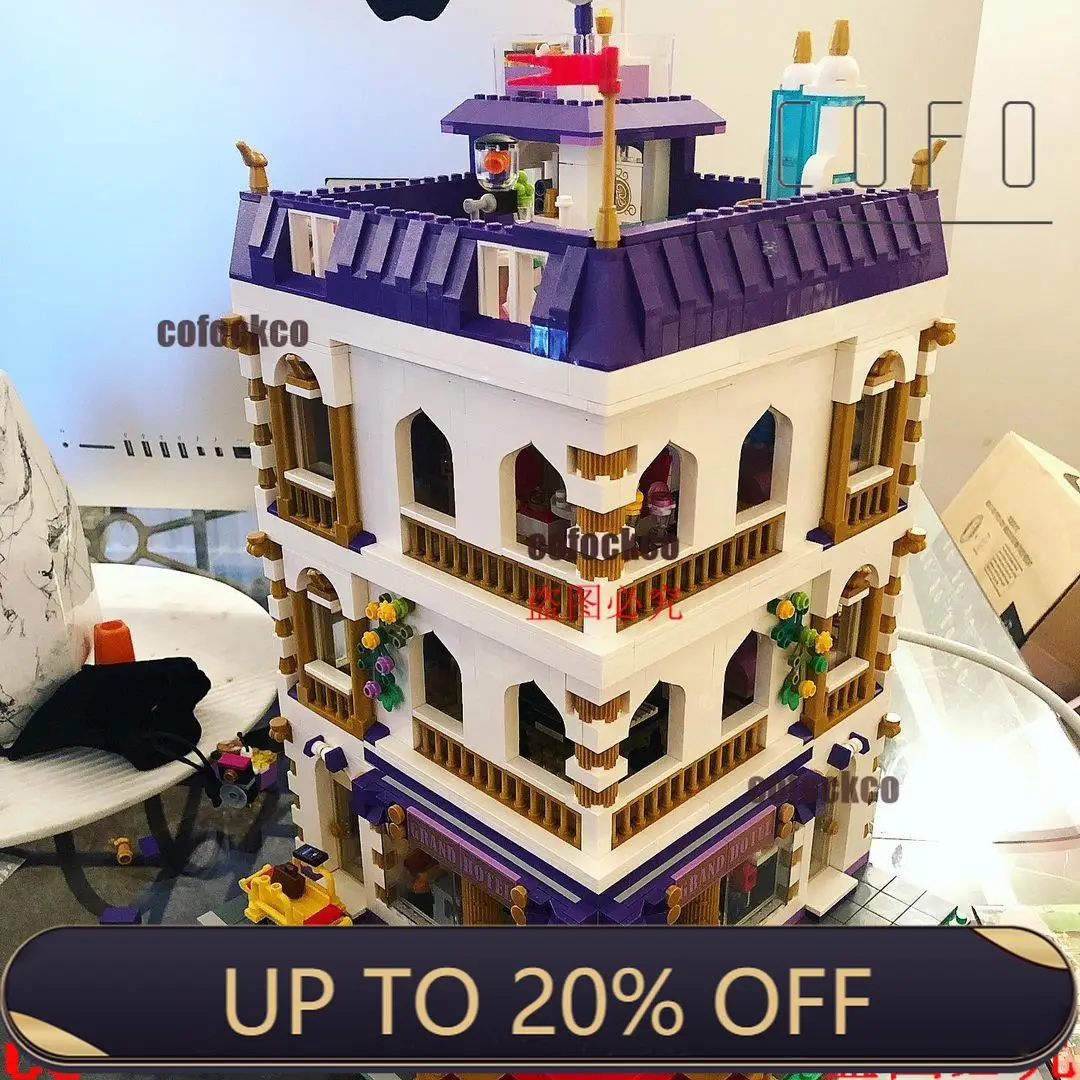 

1668pcs/set Building blocks 01045 Compatible Friends 41101 Bricks Princess Heartlake Grand Hotel figures toys for children