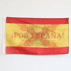 Флаг Испании с крестом бордовой испанской империи Круз де Сан Андрес поэма Испании для заслуженной Испании