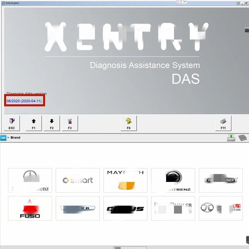 Автомобильное диагностическое программное обеспечение 512G SSD для сканера OBD2 MB Star
