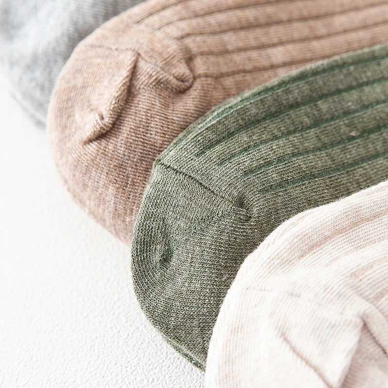 

5Pairs Women Solid Casual Cotton Short Socks for Ladies Concise Stripe College Breathable Comfortable Trendy Japanese Korea Sock