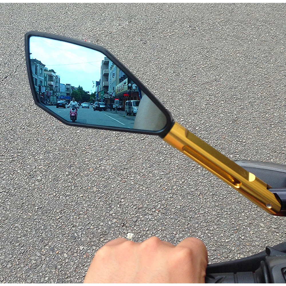 Зеркало заднего вида для мотоцикла 8/10 мм с ЧПУ|Боковые зеркала и аксессуары| |