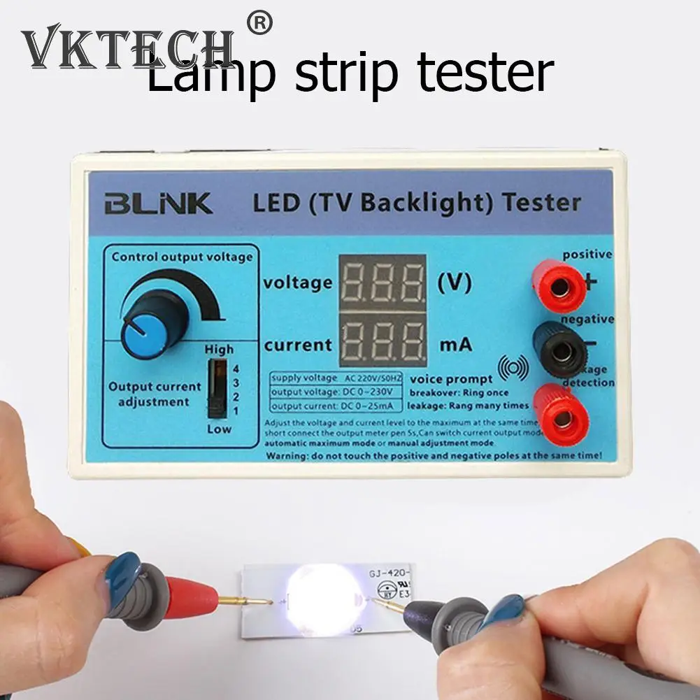 

Multipurpose 0-230V Output LED Lamp Strips Beads Test Inspection Tool Measurement Instruments TV Backlight Tester Meter