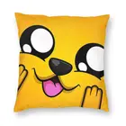 Яркая милая квадратная наволочка для подушки с забавным мемом среди микровещей, домашний декоративный комикс, мультяшный чехол для дивана, наволочка