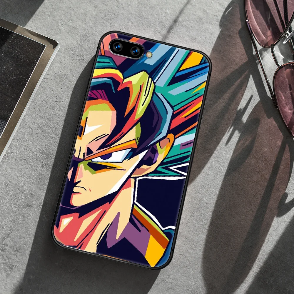 

Cartoon Dragons Anime Ball Goku Phone Case Cover Hull For HUAWEI honor 7a 8 8s 8a 8x 9 9x 10 20 i Lite Pro black Waterproof