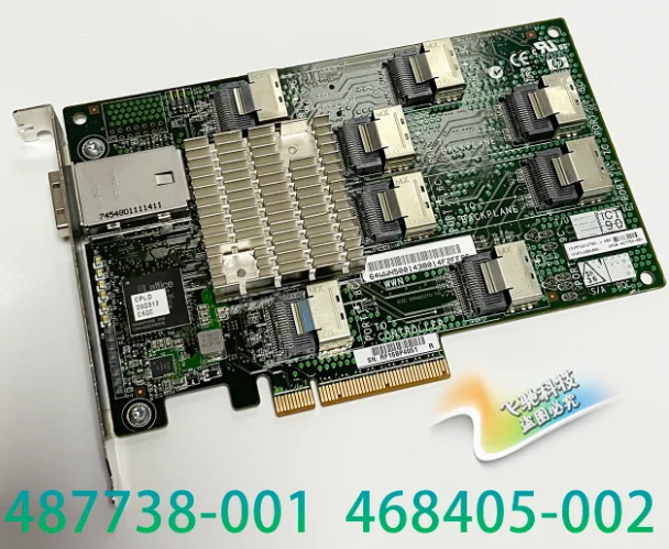 Вытянутая карта контроллера 487738-001 24 порта 3 Гб PCIe SAS |