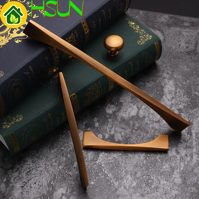 Рукоятка для шкафа Северной Европы длинная ручка двери ящика из медной