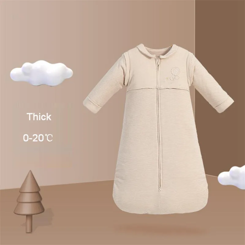 Спальный мешок из натурального хлопка для малышей, зимний детский хлопковый спальный мешок, конверт для мальчиков, спальный мешок для сна, коляска