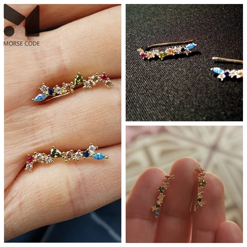 

MC Retro Charm Vintage Piercing Ear Hook Shiny Formal Gorgeous Delicate Pendientes Luxury 925 Sterling Silver Earrings for Women