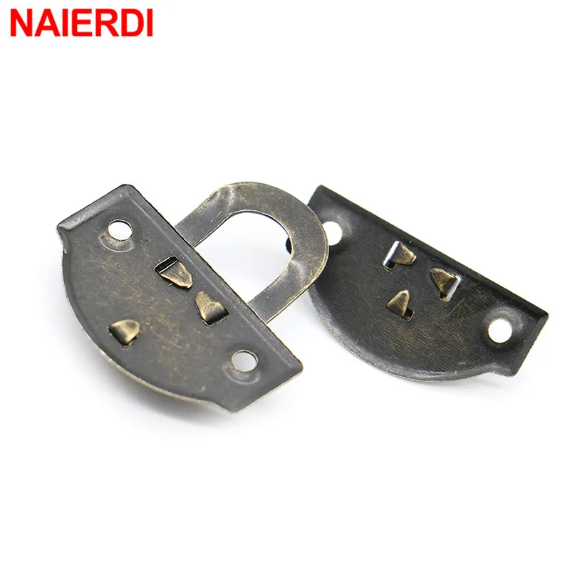 Дверные петли с бабочками NAIERDI 4 шт. деревянные для шкафа + 2 антикварных