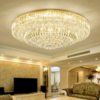 led light modern crystal ceiling lights fixture 3 white color dimmable ceiling lamp with remote controller home indoor lighting
