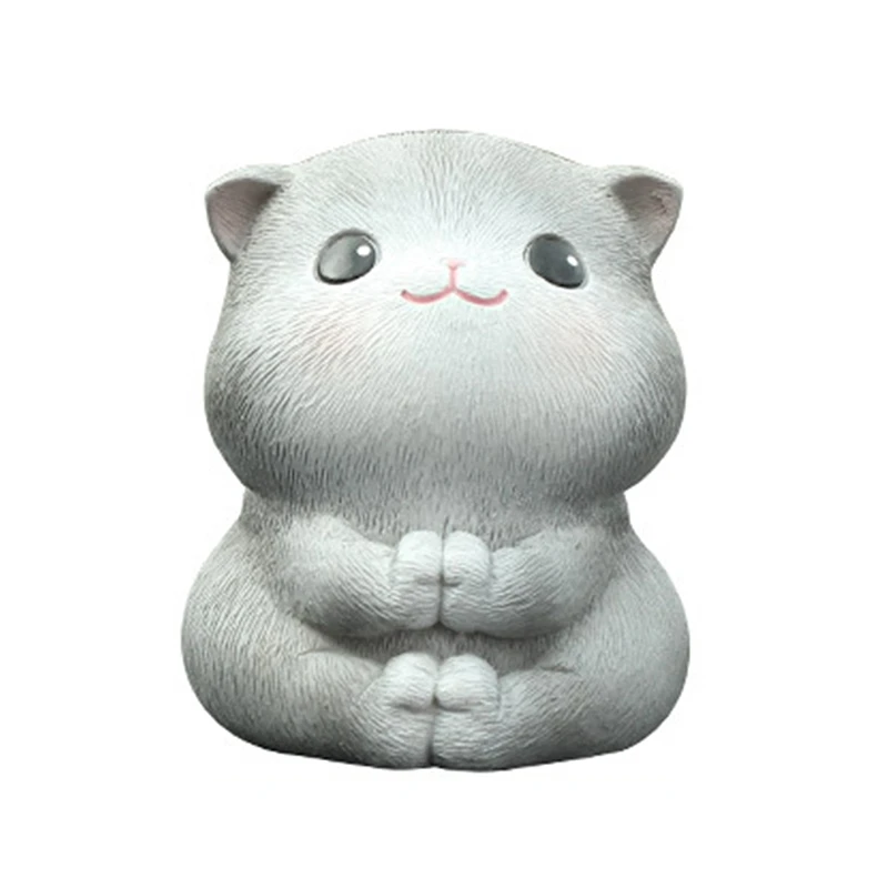 

Фигурки кошек, персонажи животных, игрушка для торта, Топпер, растение, Автомобильные украшения, котенок, пасхальные яйца