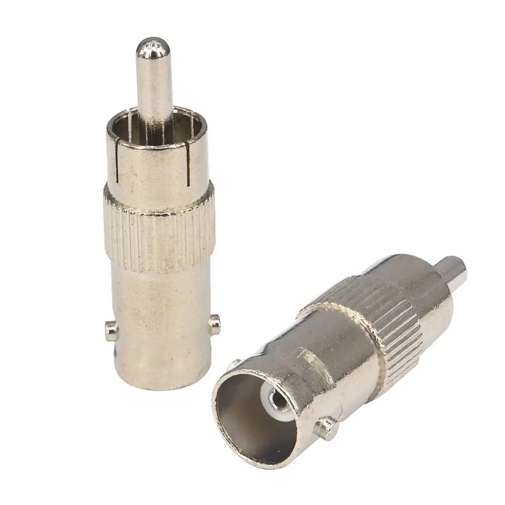 2 шт. CCTV RF разъемы BNC RCA адаптер Женский разъем к штекер никелевый Новый|connector sma|adapter