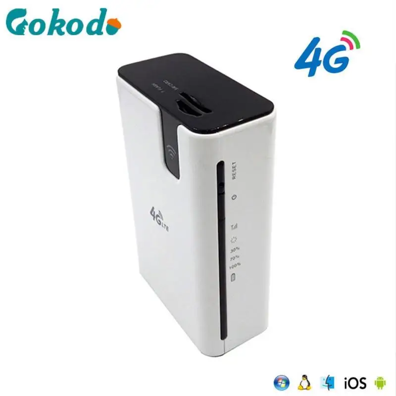 Q7 Мини Wi-Fi роутер беспроводной 4G LTE 7500 мАч батарея Powerbank Qualcomm 150 Мбит/с Низкое энергопотребление более высокая производительность стабильная