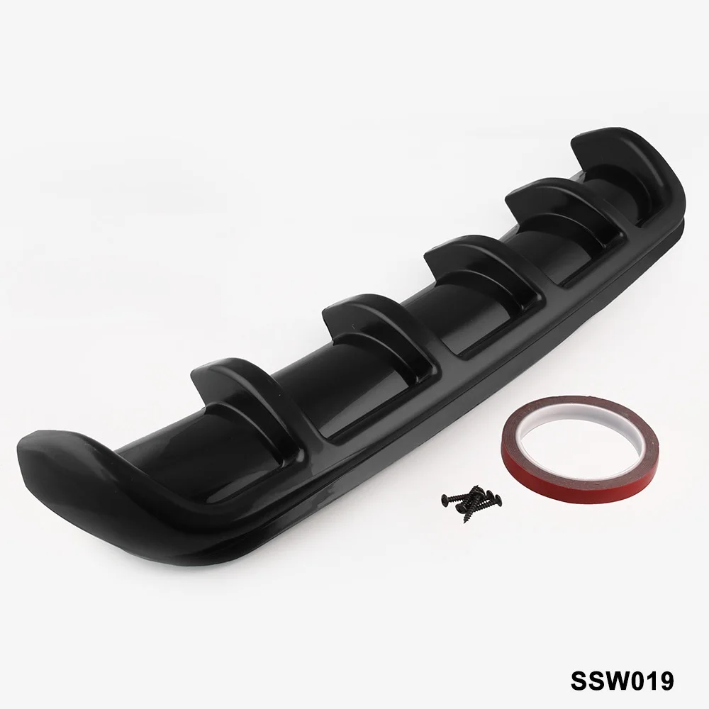 Сплиттер для заднего бампера Накладка губ плавный диффузор крышка Внешние