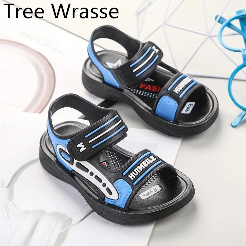 

Летние сандалии для мальчиков, детская обувь, новинка, Нескользящие пляжные сандалии для малышей, повседневные износостойкие сандалии для ...