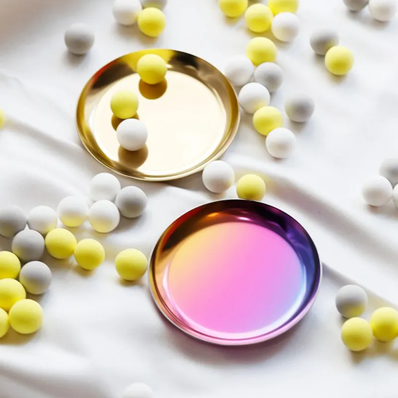 Поддон для ювелирных изделий из нержавеющей стали в современном минималистичном