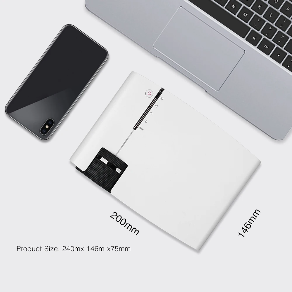 Мини-светодиодный видеопроектор BYINTEK SKY K1/K1plus для домашнего кинотеатра(дополнительно: поддержка подключения к проекции смартфона