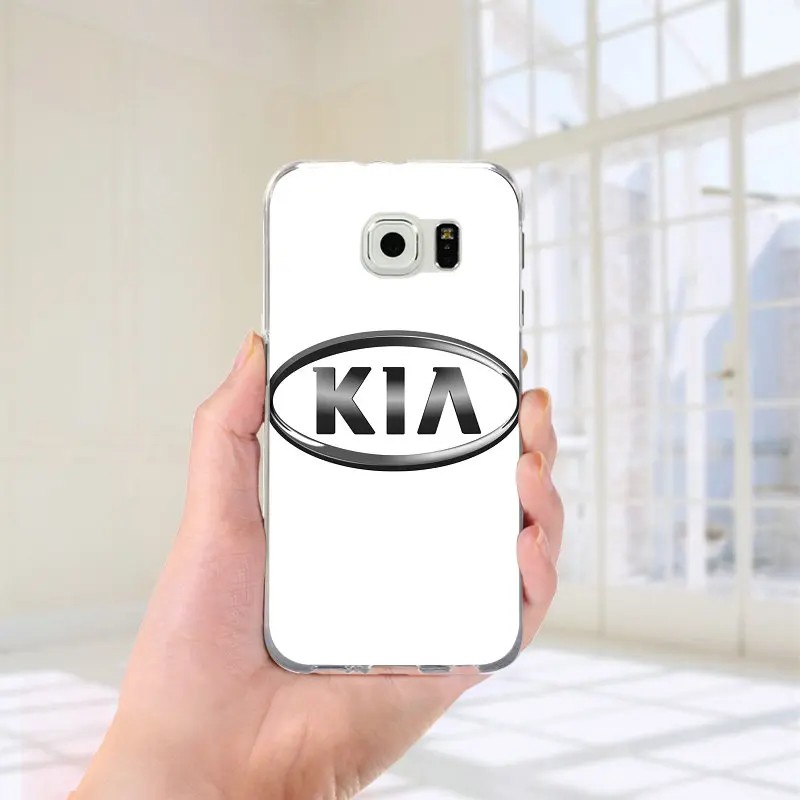 Мягкие чехлы для телефонов samsung Galaxy S2 S3 S4 S5 Mini S6 S7 S8 S9 S10 Edge Plus Lite Note 8 9 Coque Shell Love логотип Kia корейский
