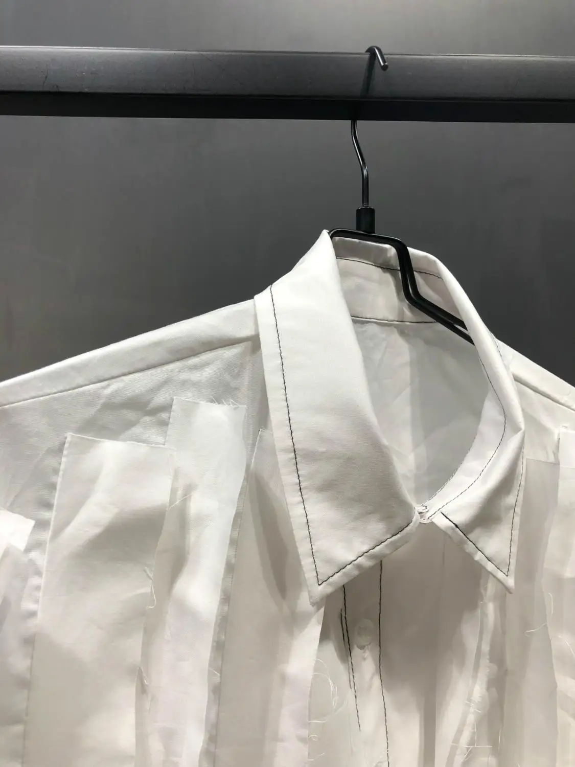 S-6XL! Новая мужская одежда модный подиумный показ дизайн кисточки рубашка стилист волос плюс размер певица костюмы