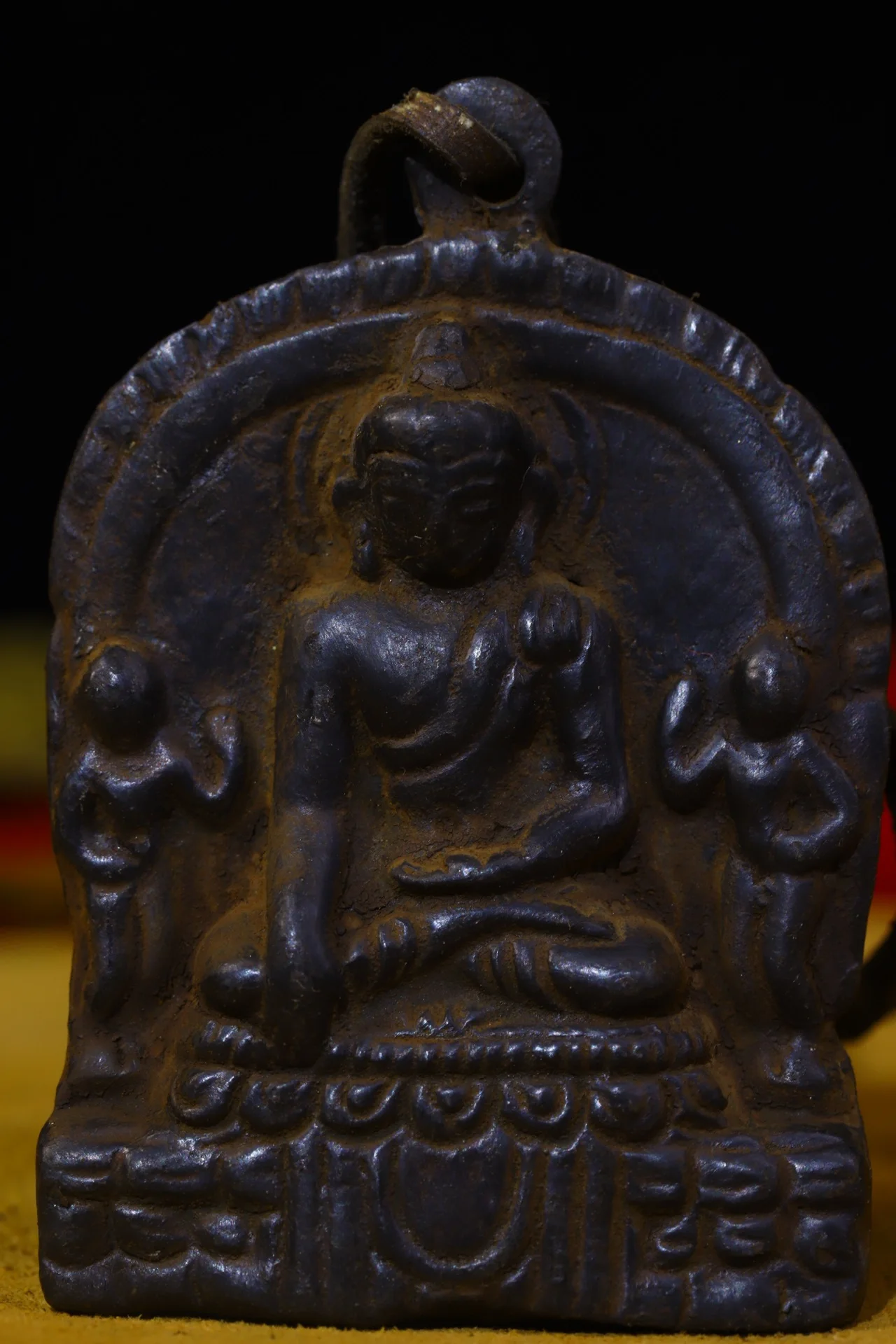 3 &quotТибет Храм старинная бронза Северной на каждый день Wei Будда Шакьямуни Амулет