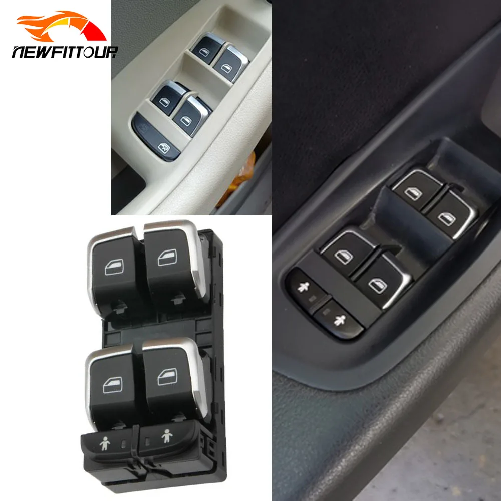 

High Quality Power Window Control Switch Window Lifter Switch Button Panel for Audi A6L 2012 2013 2014 2015 2016 2017