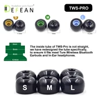 Наушники-вкладыши Defean TWS-Pro, из пены с эффектом памяти, для беспроводных наушников-Sony WF-SP700N WF-1000X Anker ZOLO Liberty + Jaybird Run