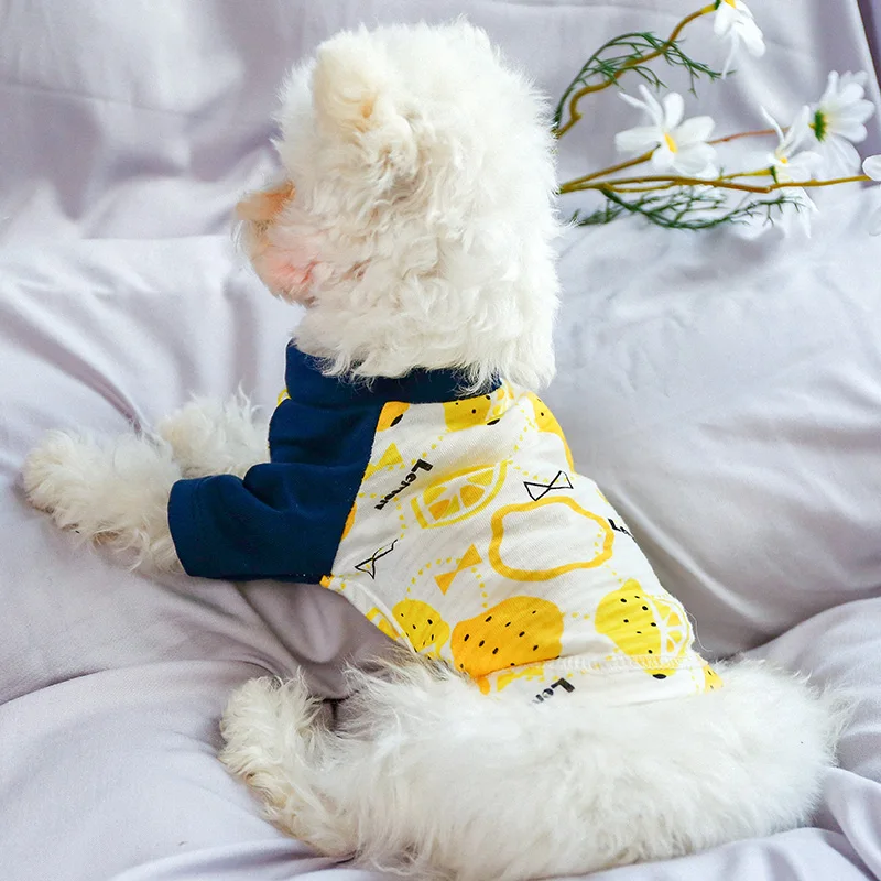 PETCIRCLE одежда для щенков лимонная юбка на подтяжках жилет питомца кошки подходит