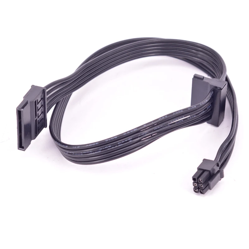 6 контактный штекер 1 2 SATA 15Pin кабель питания для Dell vostro 3670 3668 3667 3660 3650 3653 3655 3252