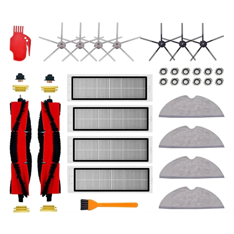 

Mopping Cloths Main Brush HEPA Filter Side Brush for Xiaomi Roborock S6 S5 MAX S60 S65 S5 S50 E25 E35 Vacuum Accessories