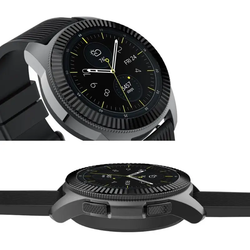 Сменные аксессуары для умных часов чехол samsung Galaxy Watch 42 мм/46 мм ободок кольцо
