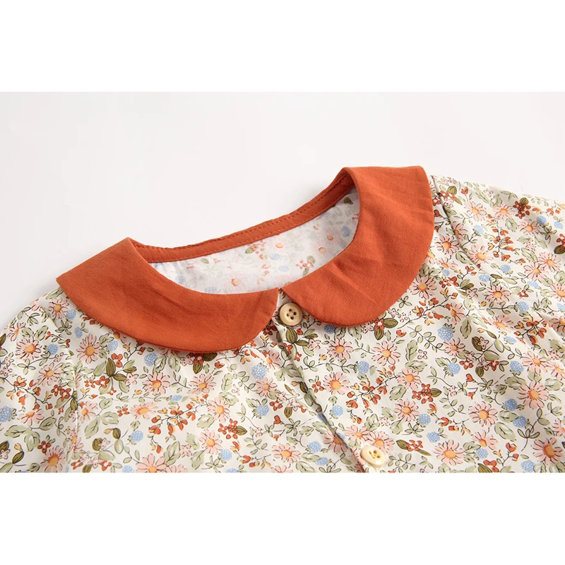 

New 2020 Spring Autumn Newborn Baby Girls Floral Long Sleeve Clothes Rompers Baby Toddler Girls Triangle Jumpsuits 0-3Yrs