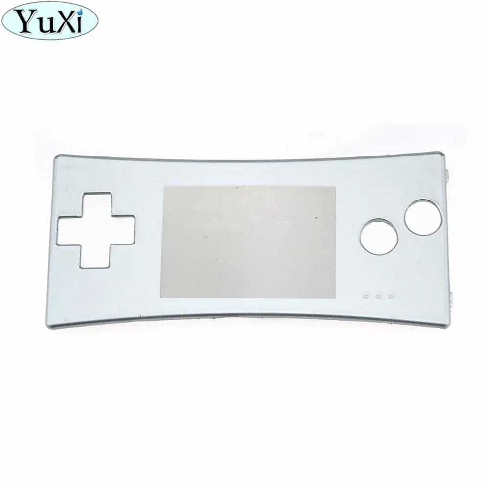 Sliver YuXi Замена для NAND для Gameboy Micro Shell Корпус чехол для GBM Хэллоуин передняя рамка - Цвет: Sliver