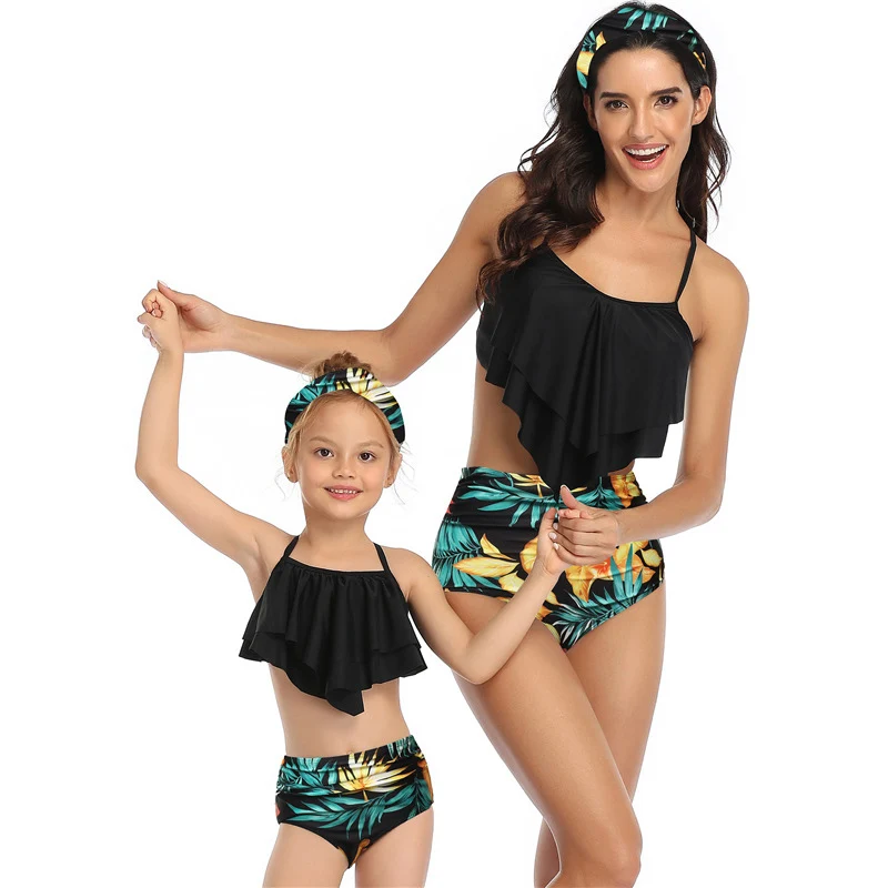 

Swimwear Women Bikini 2020 Mujer High Waist Swimsuits Ruffles Bikinis Swimming Suit For Womens Push Up Bathing Suits Biquini