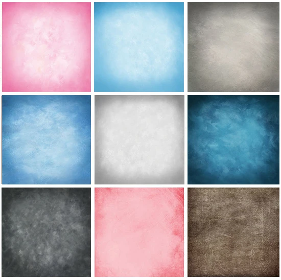 

Adult Portrait Solid Color Backdrop Photography Retro Texture Kids Newborn Baby Professional Background Vinyl Photo Shoot Props