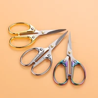 1pcs curved scissors stainles steel vintage retro sewing scissors durable diy embroidery tailor scissors