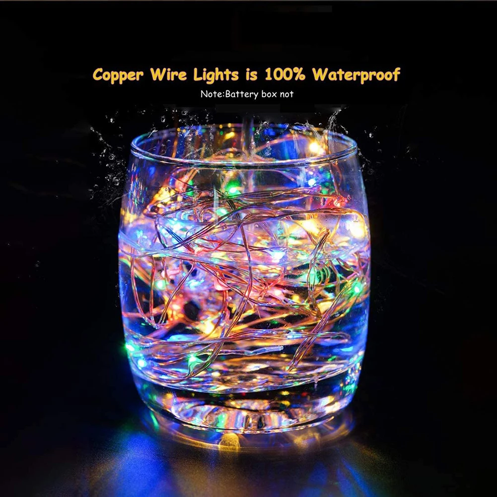 1 м Электронный струнный светильник 3 режима светодиодный Сказочный DIY