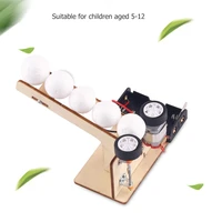creative electric ball pitching materials diy school science projects teaching equipment educational model kit wooden experiment