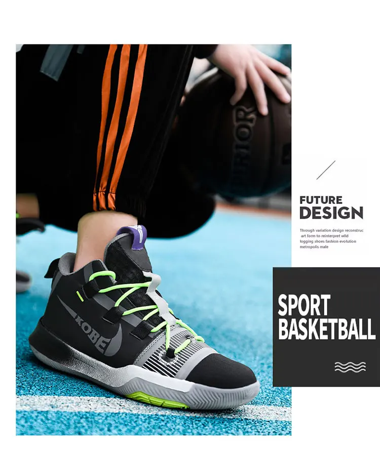 Kobe/мужские баскетбольные кроссовки; мужские кроссовки с высоким берцем; Zapatillas Deportivas Hombre; уличная спортивная обувь белого цвета; обувь Lebron