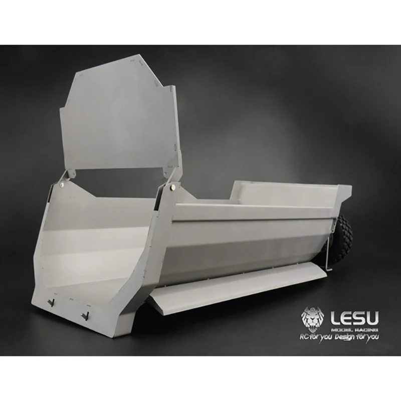 1/14 LESU 8*8 Metal Bucket for Front Hydraulic Cylinder RC Dumper Truck Model Remote Control Toys Cars TAMIYA TH02559-SMT3 | Игрушки и