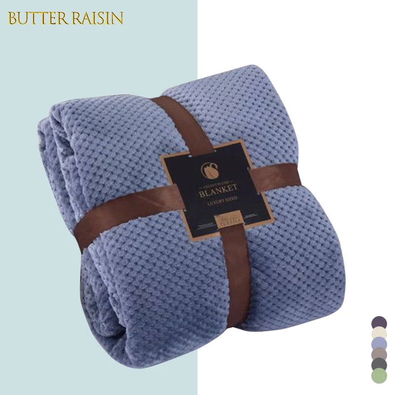 

Полиэстеровое одеяло, s-образное покрывало в виде ананаса, Клетчатое одеяло, мягкое дорожное одеяло, однотонное покрывало, плюшевое покрывало для телефона, теплый