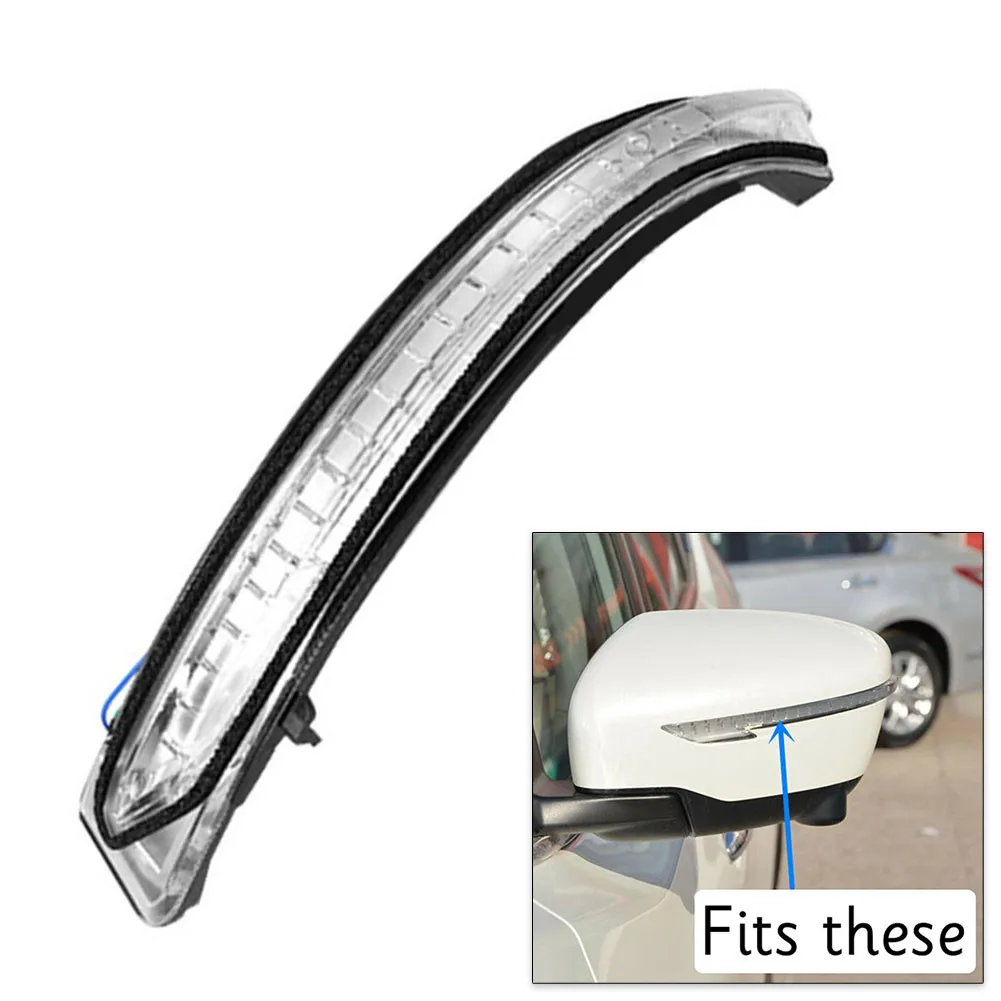 

LED Wing Mirror Indicator Lens Replacement Right For NISSAN QASHQAI 2013 - 2017 Side Wing Mirror Indicator Turn Signal Light