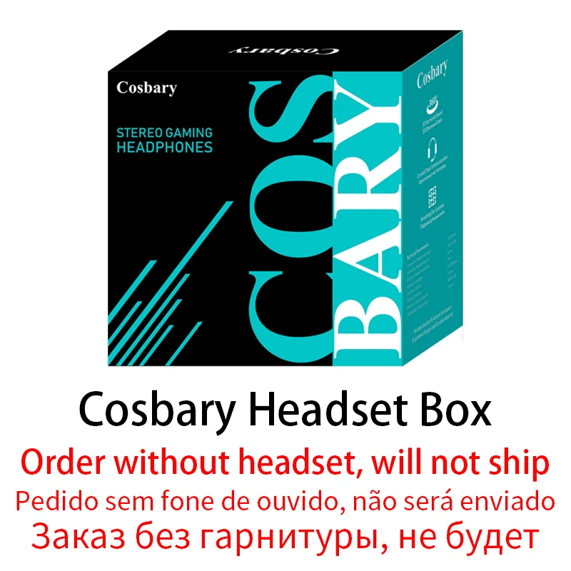 

Игровая гарнитура Cosbary, коробка для розничной торговли, Подарочная коробка, упаковочная коробка, изысканная бумажная коробка