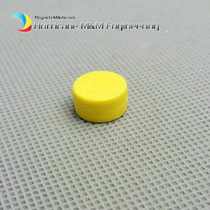 20 шт. магнитные кнопки диаметр 12,7x6,35 мм около 1/2 ''x 1/4'' белая доска Thumbtack NdFeB магнит в пластиковом покрытии