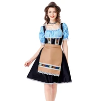 womens german bavarian dirndl dress oktoberfest traditional beer girl costume w apron