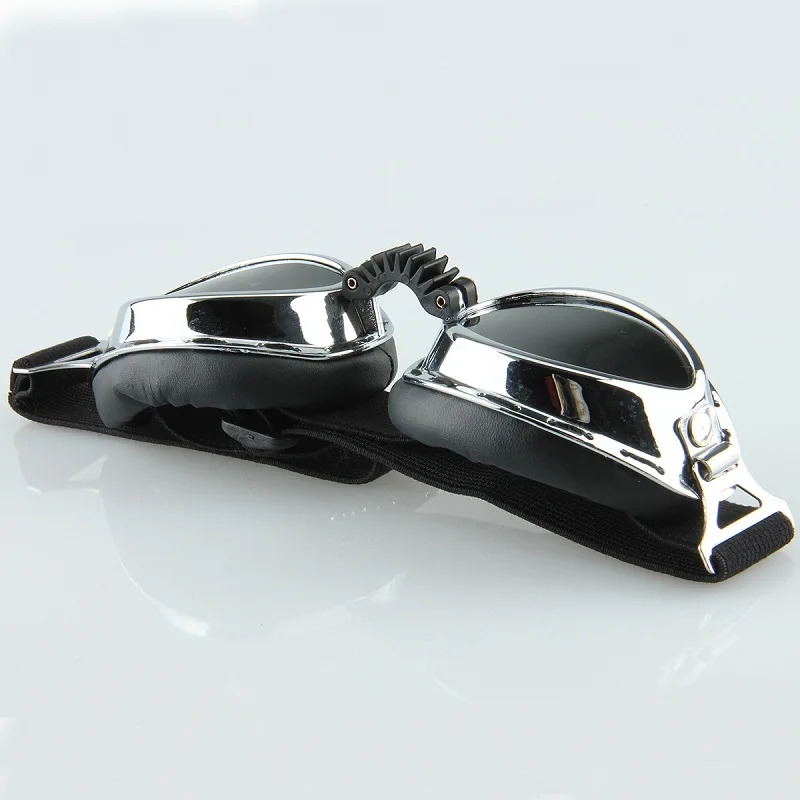 Черные кожаные мотоциклетные очки POSSBAY пилота винтажные классические