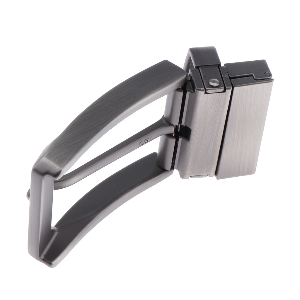 Мужская реверсивная пряжка для ремня запасная металлическая кожаные пряжки