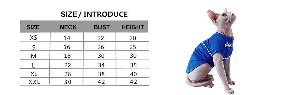 

Sphinx Cat Clothes Autumn Winter Thick Warm Clothes For Sphynx Cat Kitten Lambswool Fashion Coat Sphinksu Clothing Sweater Suit